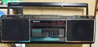 Vintage Sony Cfs 240 Stereo Boombox Ghettoblaster Made In Japan