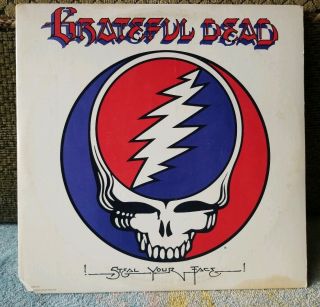 Grateful Dead Steal Your Face Double Lp Cutout Vintage Vinyl 1976 Record As - Is