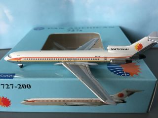 1:400 Scale National Airlines Boeing 727 - 200 In The Sun King Paint Scheme