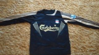 Vintage Liverpool Football Club Long Sleeve Shirt.  Size M