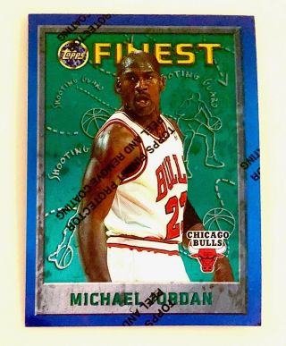 1995 Topps Finest Basketball - Michael Jordan 229 - Great Card - Nm