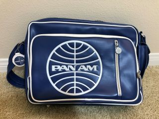 Vintage Certified Pan Am Travel Laptop Shoulder Messenger Bag