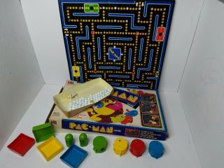Vintage Milton Bradley Pac - Man Board Game 1980 Mb Made In Usa - 100 Complete