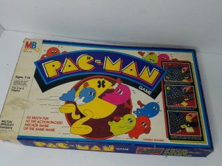 Vintage Milton Bradley Pac - Man Board Game 1980 MB Made In USA - 100 Complete 2