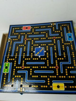 Vintage Milton Bradley Pac - Man Board Game 1980 MB Made In USA - 100 Complete 3