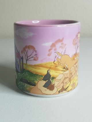 Walt Disney Mary Poppins Retired Vintage Pink Coffee Tea Mug Disneyland Japan 2