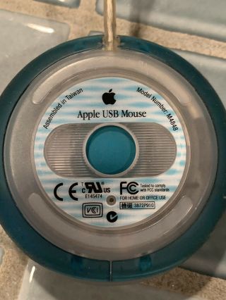 Vintage Real Apple iMac G3 USB Mouse M4848 3