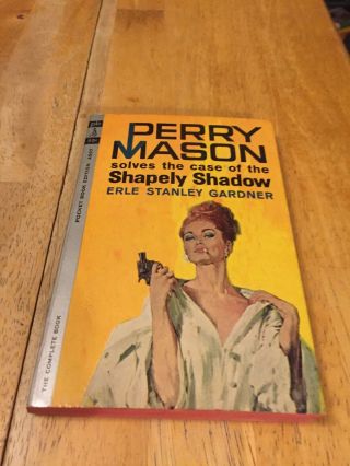 Perry Mason Solves The Case Of The Shapely Shadow Pocket Book 4507 Pb 1962 1st