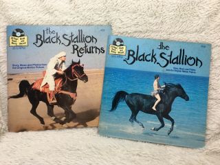 2 Vintage Black Stallion Read - A - Long Book & Record