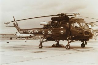 Aircraft Photo Slide / Negative Royal Navy Westland Wasp Has1 1960s