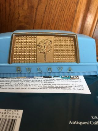Vintage Bulova Watch Box With Price Tag