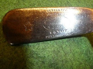 A Vintage Hickory Gibson Of Kinghorn Putter Old Golf Antique Memorabilia