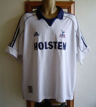 Tottenham Hotspur Vintage Adidas/holsten Home Football Shirt 1999 - 2001 Size Xxl
