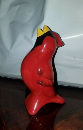 Vintage Pfaltzgraff No Box Ceramic Red Cardinal Pie Bird Vent Steam Releaser