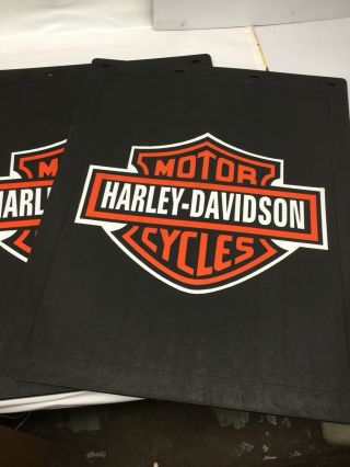 Harley Davidson 24”x30” Mudflaps (pair) Semi,  Medium And Light Duty Duallytrucks