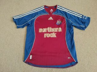 Vintage Adidas Newcastle United Northern Rock 2006 / 07 Away Shirt 32 - 34 " Chest
