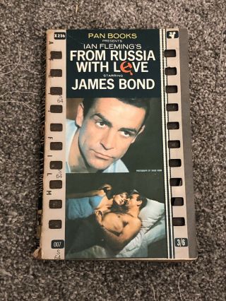 From Russia With Love - Ian Fleming.  1963 Vintage Pan Paperback Book.