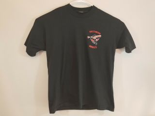 Vintage Baltimore Orioles Mlb Baseball Screen Stars Tshirt Size Xl Single Stitch