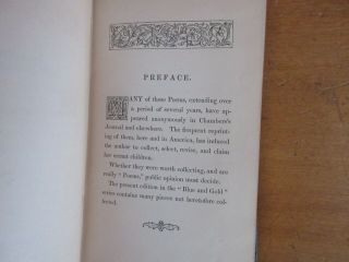 Old MISS MULOCK ' S POEMS Book 1866 DINAH MARIA CRAIK ANTIQUE VICTORIAN POETRY, 3