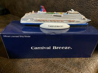 Carnival Breeze Cruise Ship Resin Model,