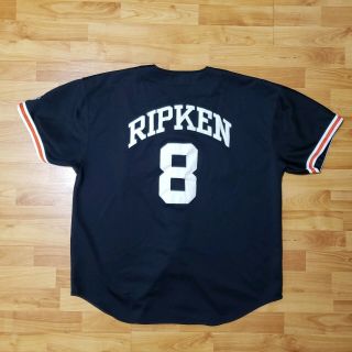 Vintage 90s Starter Baltimore Orioles Cal Ripken 8 Baseball Jersey Size XXL 2