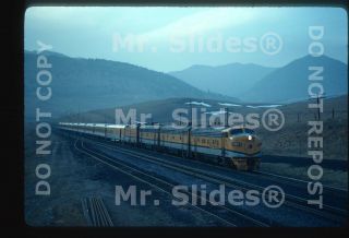 Slide D&rgw Rio Grande F9as 5771 &2 W/ski Train Action Rocky Co 1978