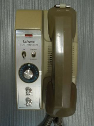 Vintage Lafayette Com - Phone 23 Channel Cb Radio