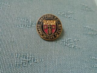 Vintage Watford Football Club Supporters Club - Enamel Pin Badge