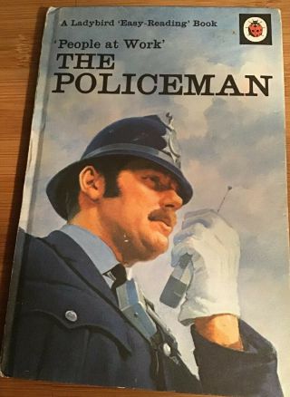 Vintage Ladybird Book.  People At Work.  The Policeman Series 606 Early 24p Edition