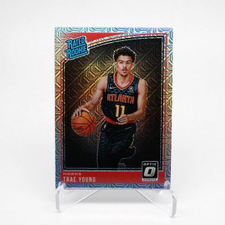 2018/19 Panini Optic Rated Rookie Mojo Choice Prizm Refractor Trae Young RC SP 2