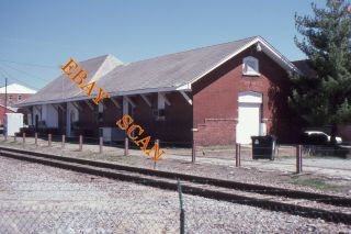 Marion,  Il 1998 Chicago & Eastern Illinois Depot Kodachrome Slide C&ei