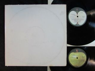 The Beatles White Album Us Vintage Vinyl Lp Apple Swbo - 101 Vg,