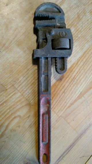 14 " Straight Pipe Wrench - West Germany - Vintage