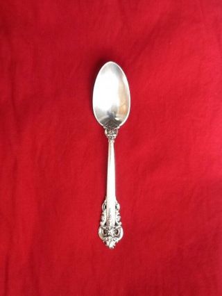 Vintage Wallace Grande Baroque Sterling Silver 6 1/4 " Teaspoon (s) Pierced Spoon