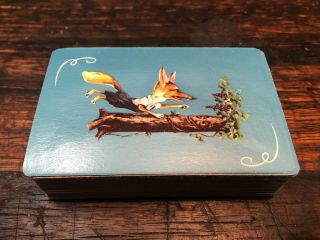 Brt Vintage Full Deck Universal Playing Cards No.  202 Japan Aesop Fables Fox