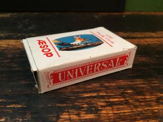 BRT Vintage Full Deck Universal Playing Cards No.  202 Japan Aesop Fables Fox 3