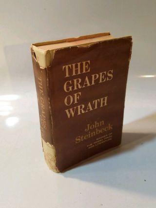 1939 " The Grapes Of Wrath " By John Steinbeck W/ Dust Cover