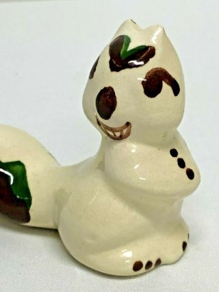 Vintage 1950 ' s Rio Hondo El Monte California Pottery Squirrel or Beaver Figurine 3