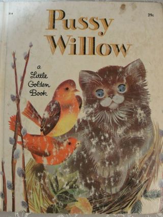 Pussy Willow Vintage Little Golden Book 1951 