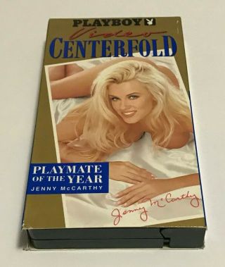 Vintage Playboy Centerfold Video 1994 Vhs Tape Jenny Mccarthy 726283075336 Adult