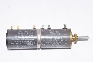 Vintage Beckman Instruments,  Inc - Helipot Corporation Model: 7229 - 1167 - 0 Potent