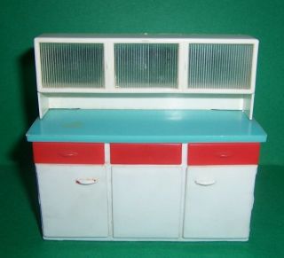 Vintage Dolls House Triang Kitchen Dresser Unit 16th Lundby Scale