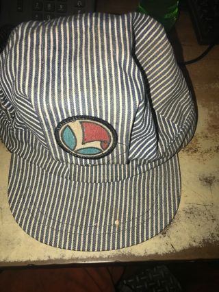Vintage Lionel Trains Snapback Hat Cap 1992 Engineer Conductor - Adult Size