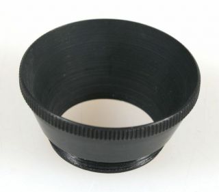 25mm Black Metal Lens Hood,  Vintage
