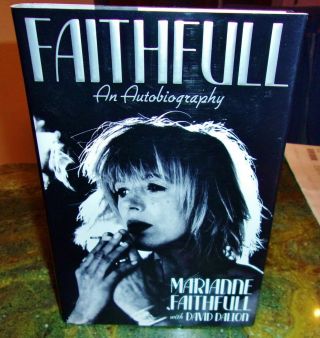 Marianne Faithfull 1994 1st Print 1st Edition Antique Autobiography Hc Dj Book