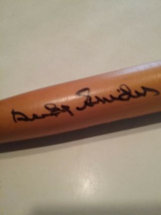 Brooklyn Dodgers Signed Duke Snider 18in Souvenir Mini Bat Auto