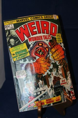 Vintage 1973 Marvel Weird Wonder Tales Comic Book Dec 1st Issue