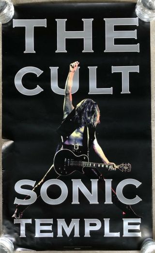 The Cult Sonic Temple Official Promo Poster Vintage