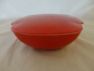 Vintage Pyrex 515b Red 1.  5 Qt.  Bowl W/lid