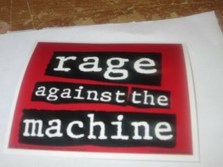 Rage Against The Machine Sticker Early 2000 